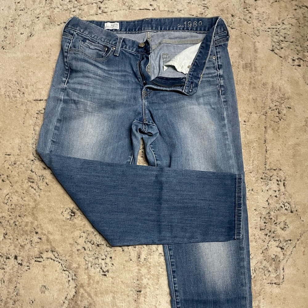 GAP Women's Boyfriend Jeans in Classic Blue